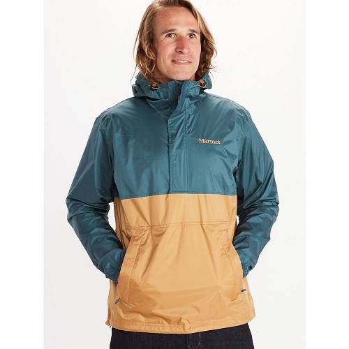 Marmot Rain Jacket Blue Grey NZ - PreCip Eco Jackets Mens NZ4378265